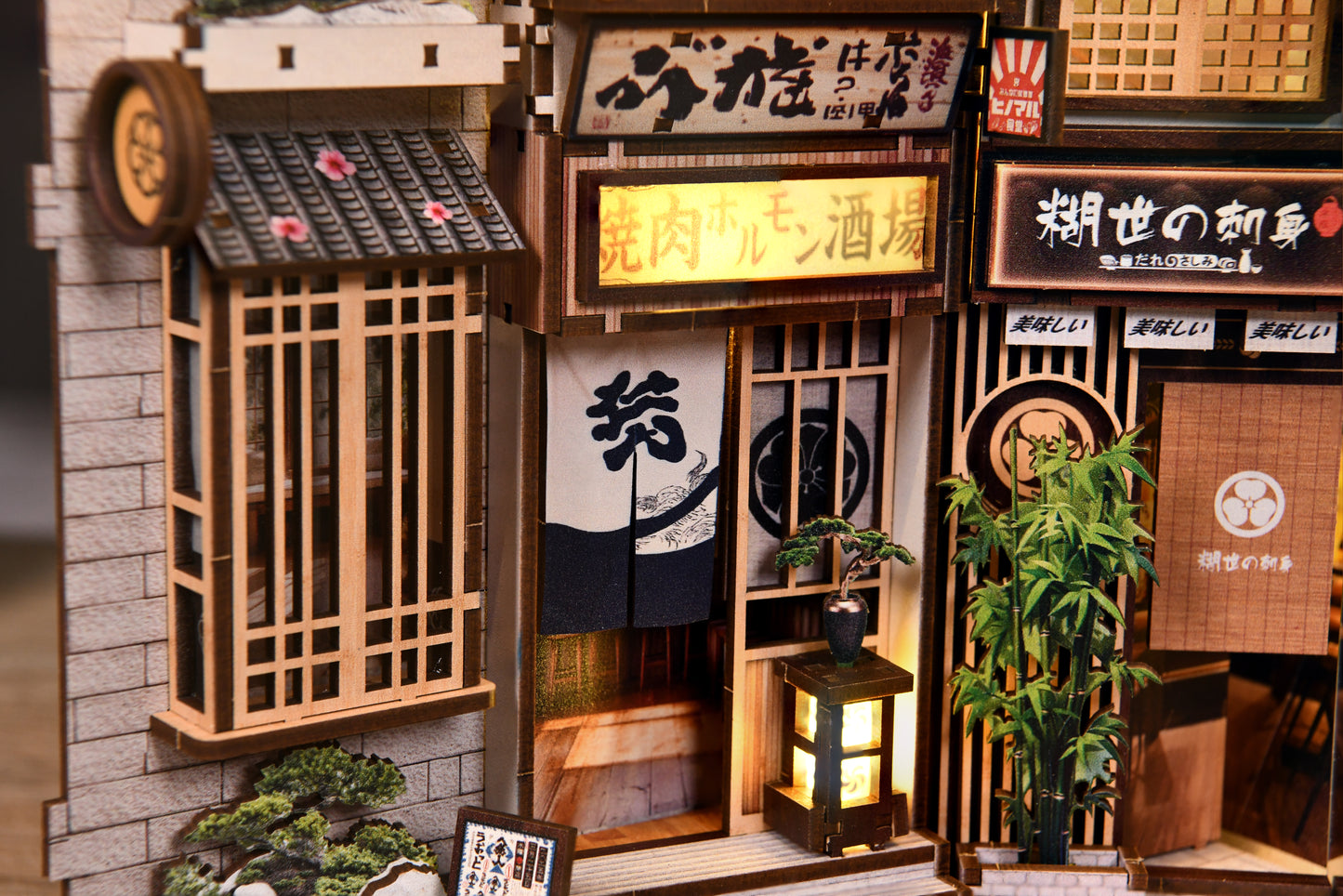 TJWFUNFUN Whispers of Stories Collection – The Alley Waiting for the Cat DIY Mini House Booknook, 280 PCS, Difficulty ★★★★