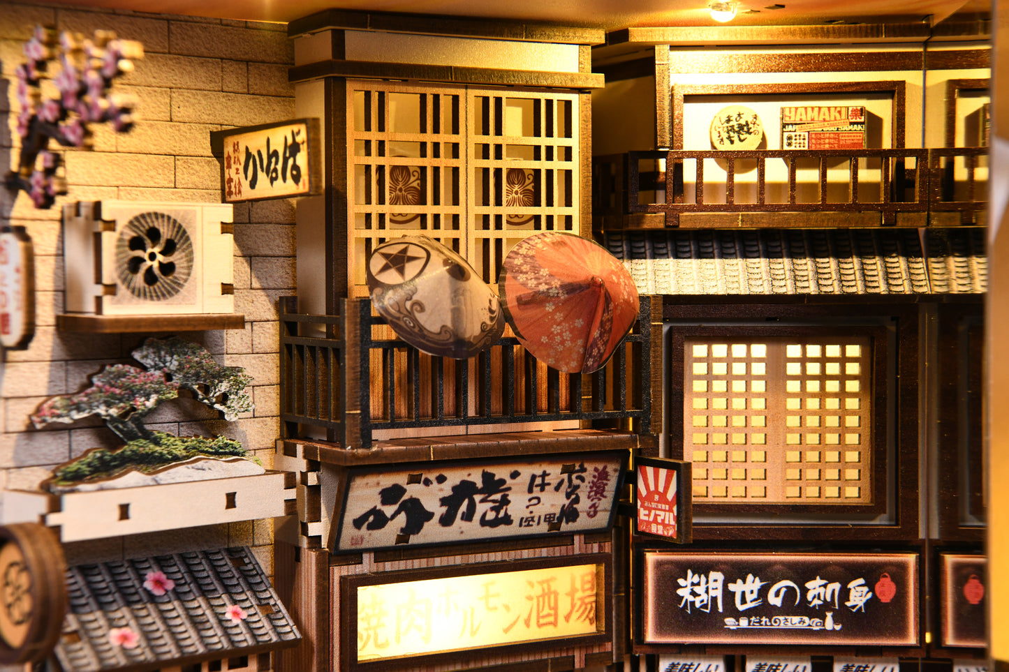 TJWFUNFUN Whispers of Stories Collection – The Alley Waiting for the Cat DIY Mini House Booknook, 280 PCS, Difficulty ★★★★