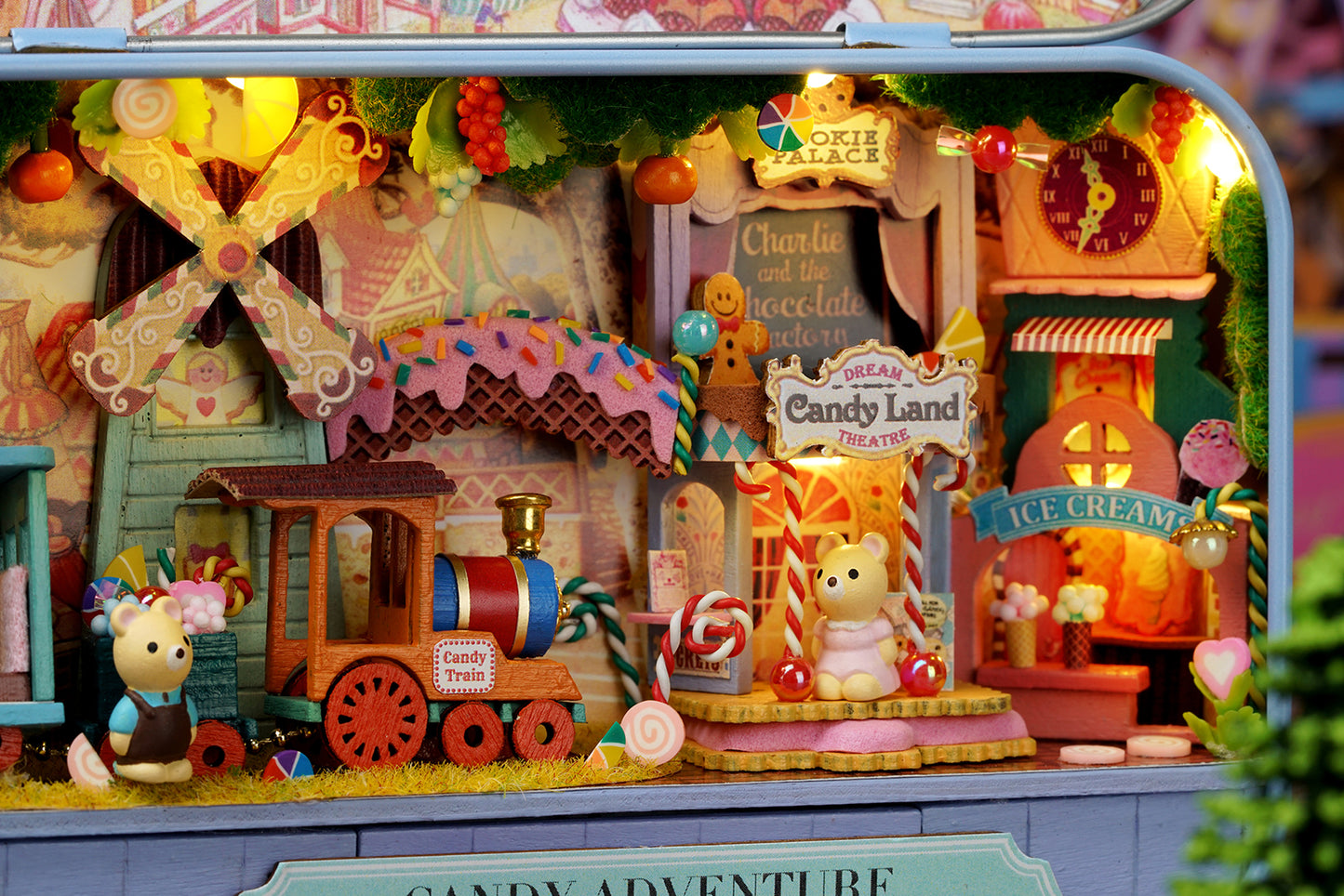 Candy Adventure Box Theatre – Dreamland Trilogy Miniature Kit | DIY Handcrafted Scene by TJWFUNFUN