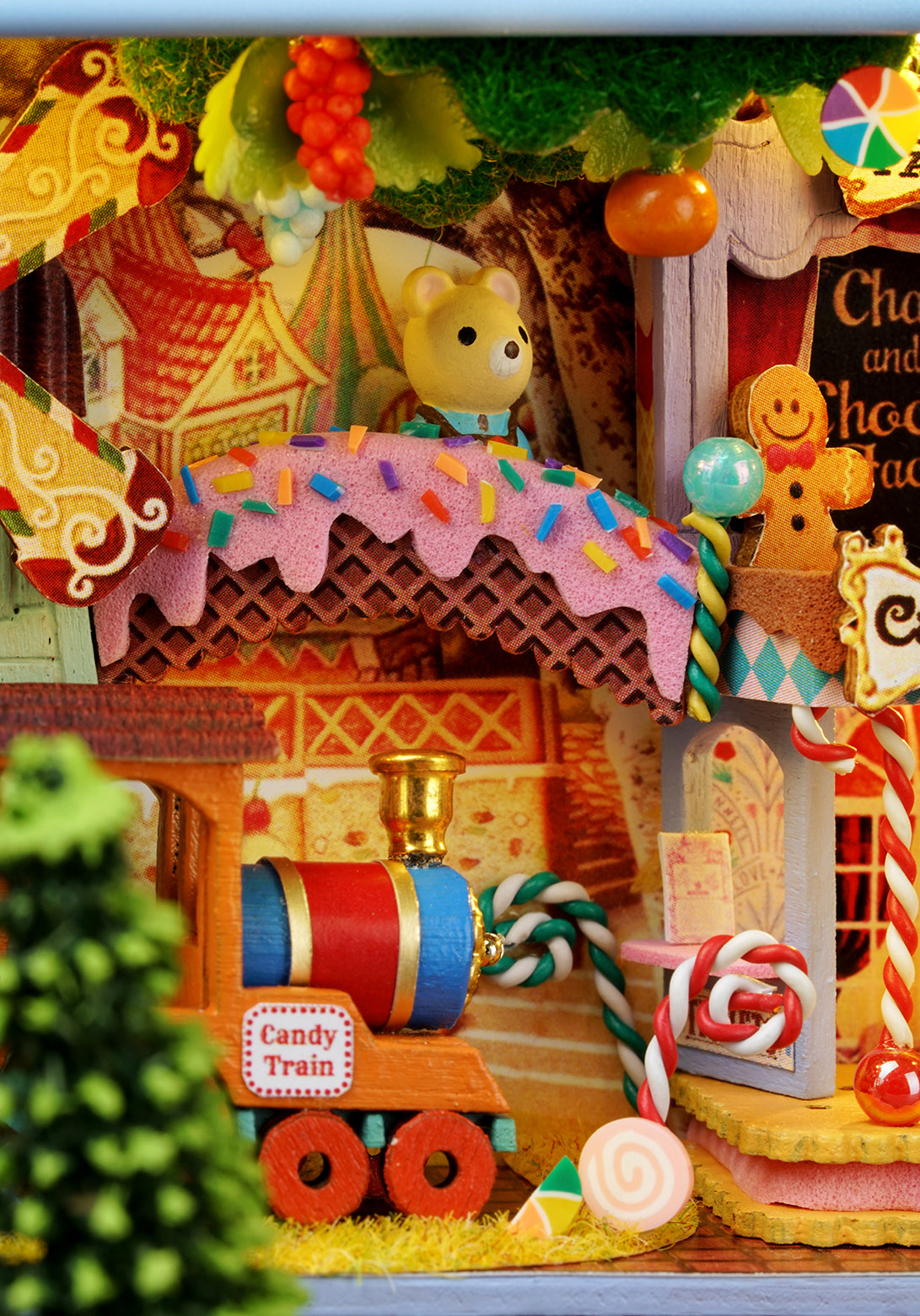 Candy Adventure Box Theatre – Dreamland Trilogy Miniature Kit | DIY Handcrafted Scene by TJWFUNFUN