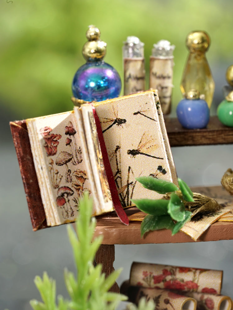 TJWFUNFUN Magic Garden – DIY Dream Bottle Miniature Kit | Enchanted Greenhouse Scene with LED Light | Handcrafted Glass Jar Model for Nature & Fantasy Lovers