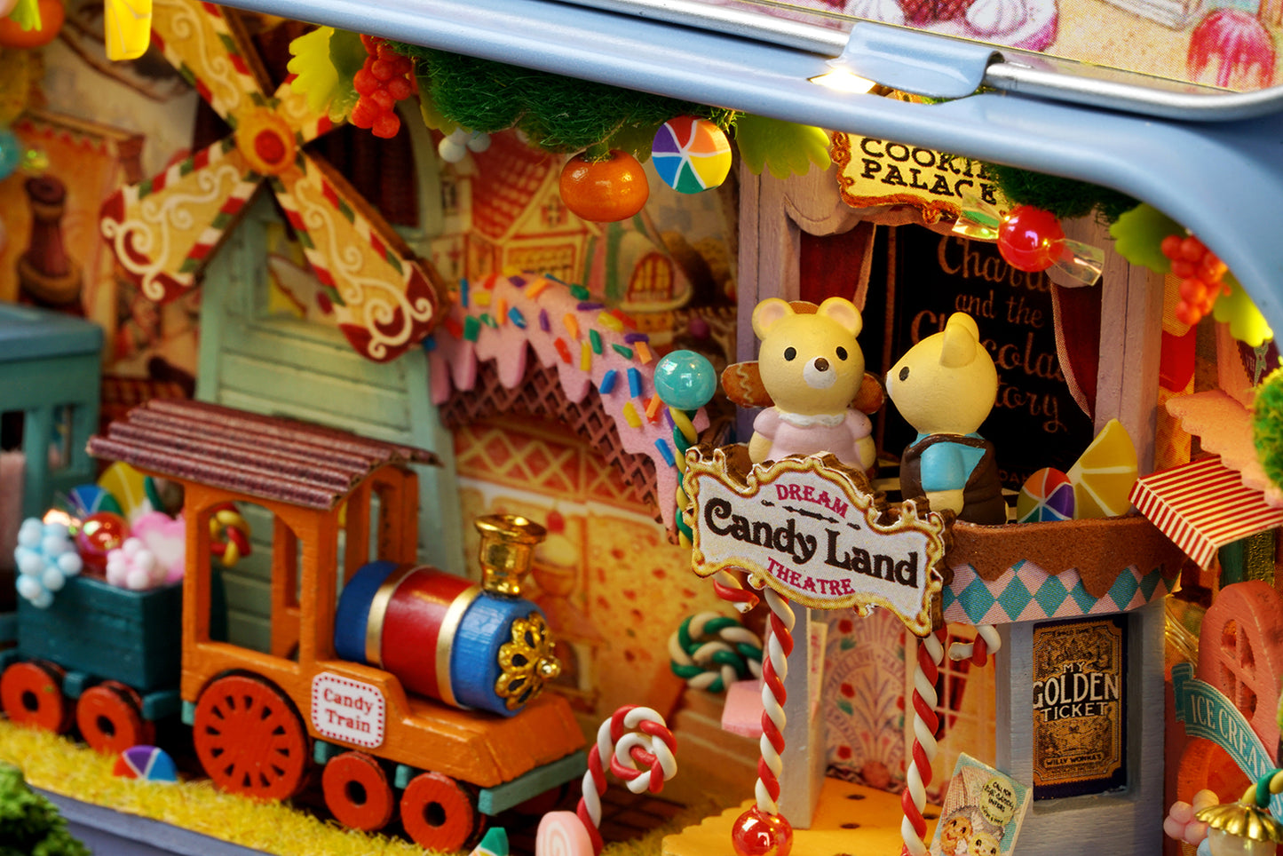 Candy Adventure Box Theatre – Dreamland Trilogy Miniature Kit | DIY Handcrafted Scene by TJWFUNFUN