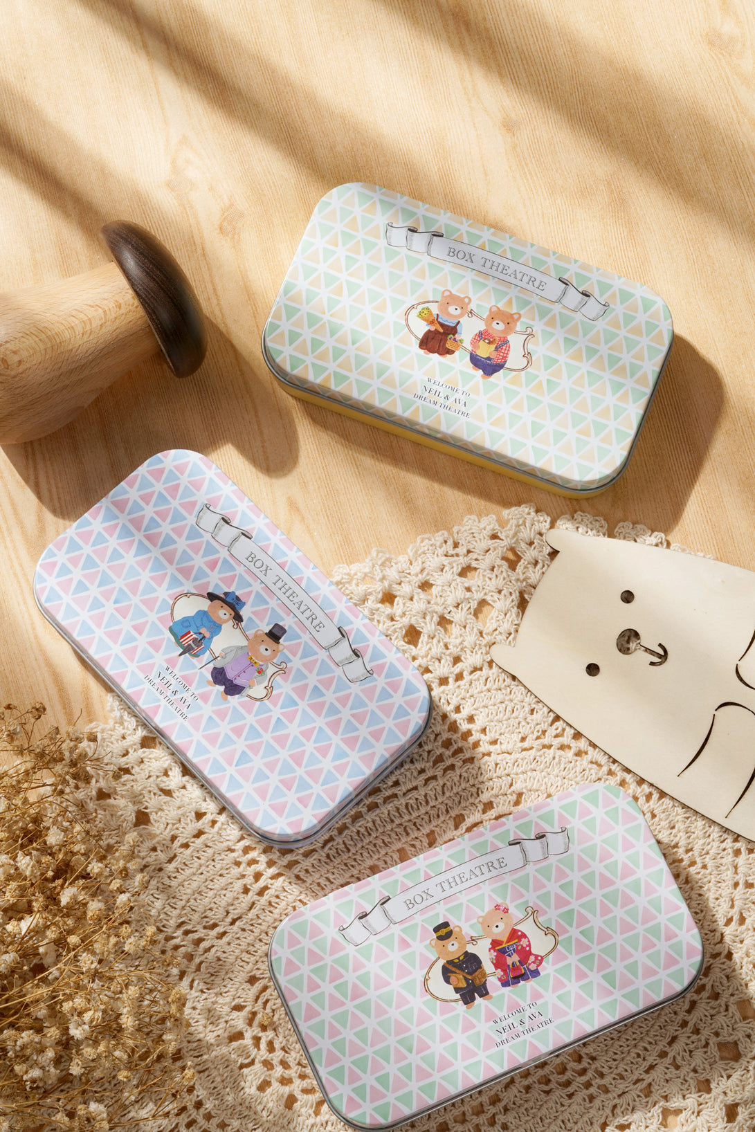 Lucky Market Box Theatre – Dreamland Trilogy Miniature Kit | DIY Handcrafted Scene by TJWFUNFUN